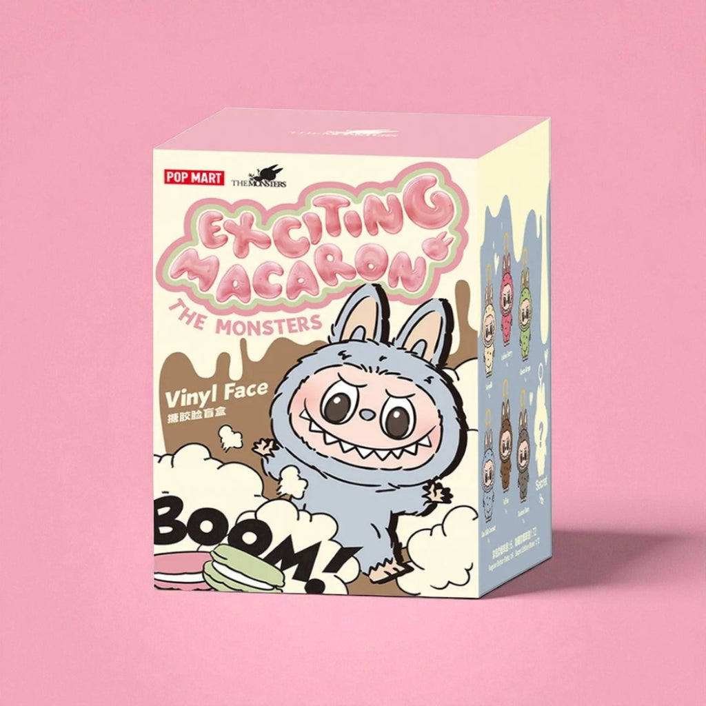 POP MART LABUBU MONSTERS EXCITING MACARON (VINYL FACE BLIND BOX)