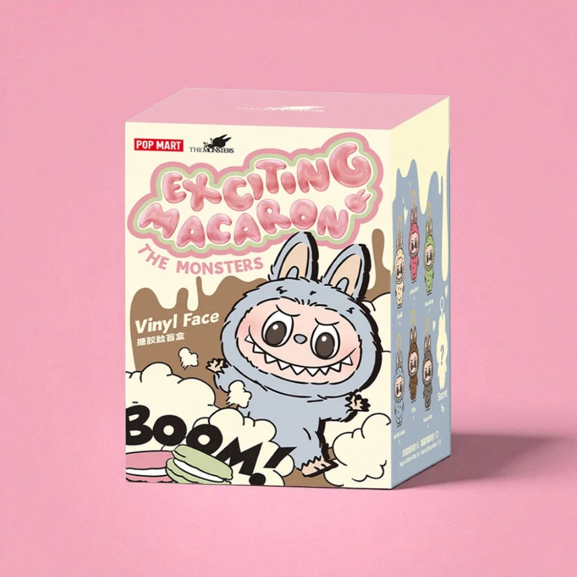 POP MART LABUBU MONSTERS EXCITING MACARON (VINYL FACE BLIND BOX)