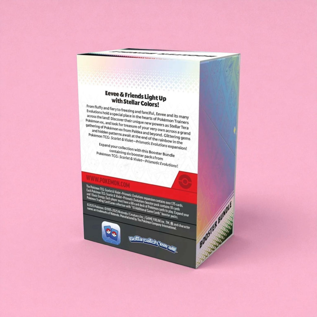 Pokémon TCG: Scarlet & Violet-Prismatic Evolutions Booster Bundle (6 Packs)