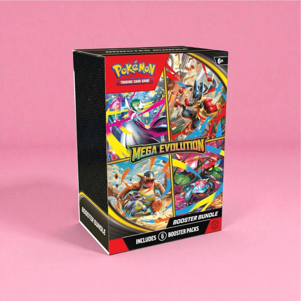 Pokémon TCG: Mega Evolution Booster Bundle (6 Packs)