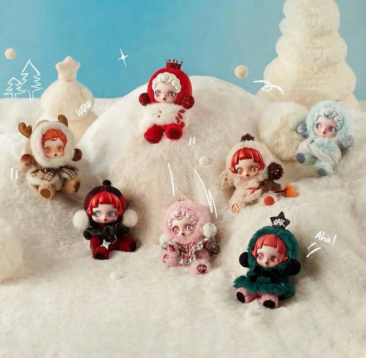 POP MART Skullpanda Winter Symphony Series Plush Blind Box