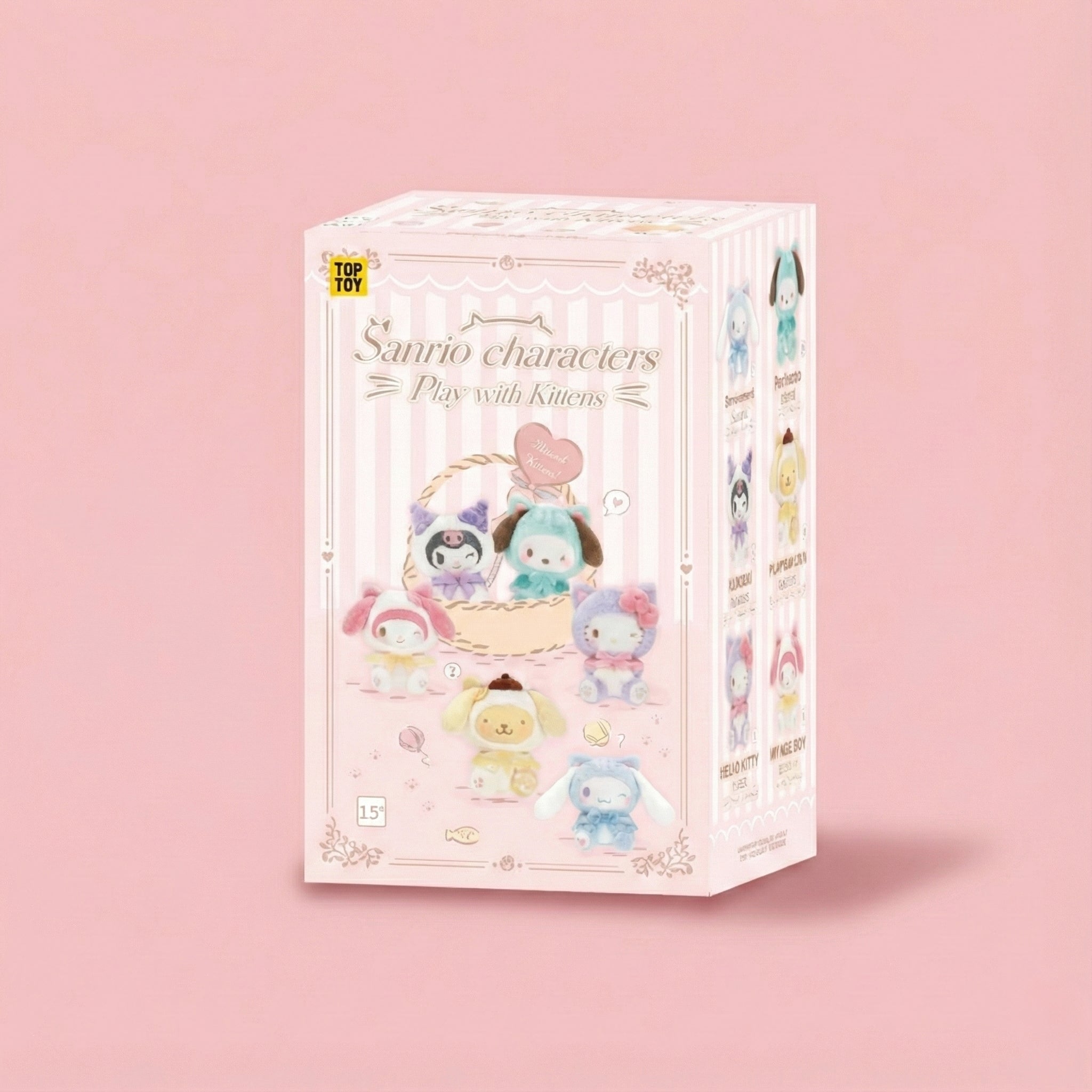 TopToy Miniso Sanrio Characters Play With Kittens Mystery Blind Box