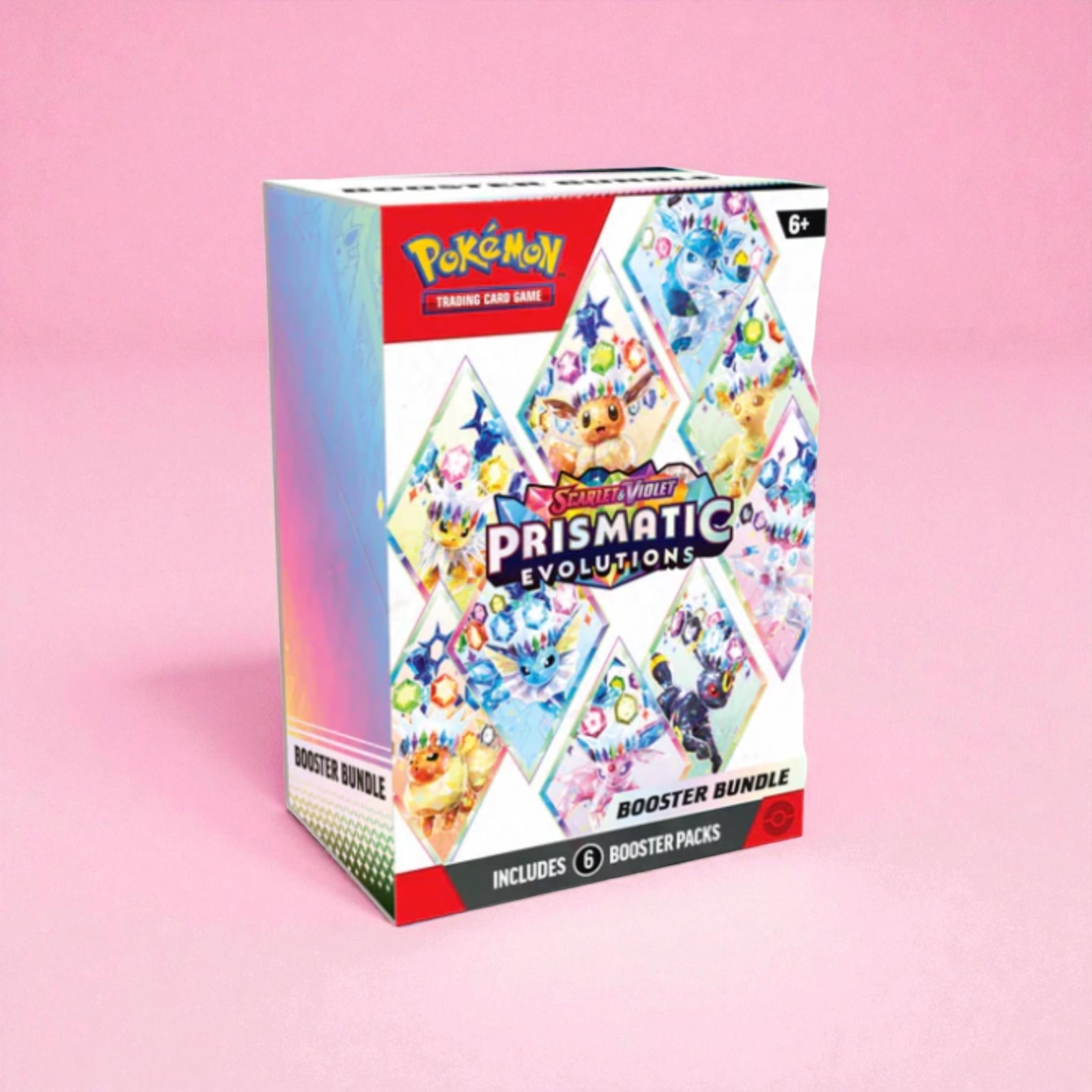 Pokémon TCG: Scarlet & Violet-Prismatic Evolutions Booster Bundle (6 Packs)