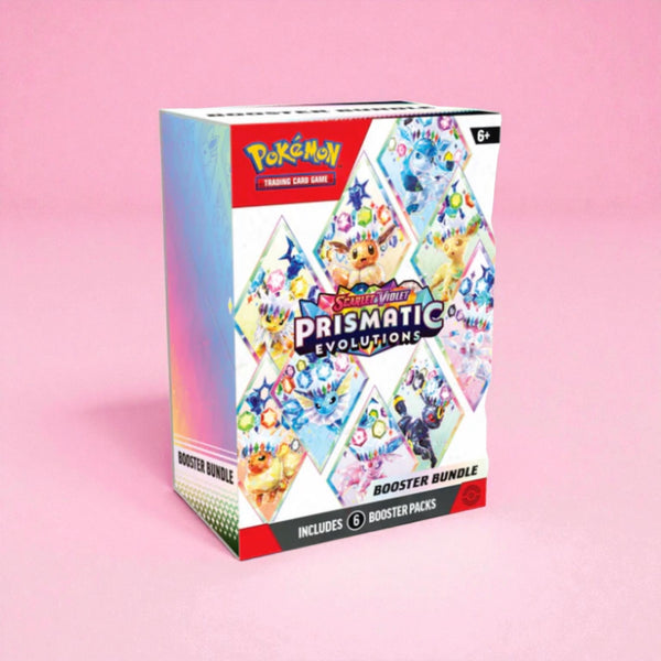 Pokémon TCG: Scarlet & Violet-Prismatic Evolutions Booster Bundle (6 Packs)