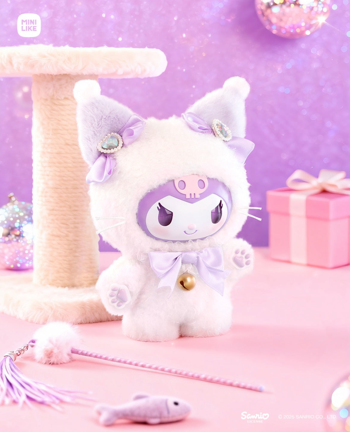 MINILIKE Sanrio Characters Shining Meow Series Plush Blind Box