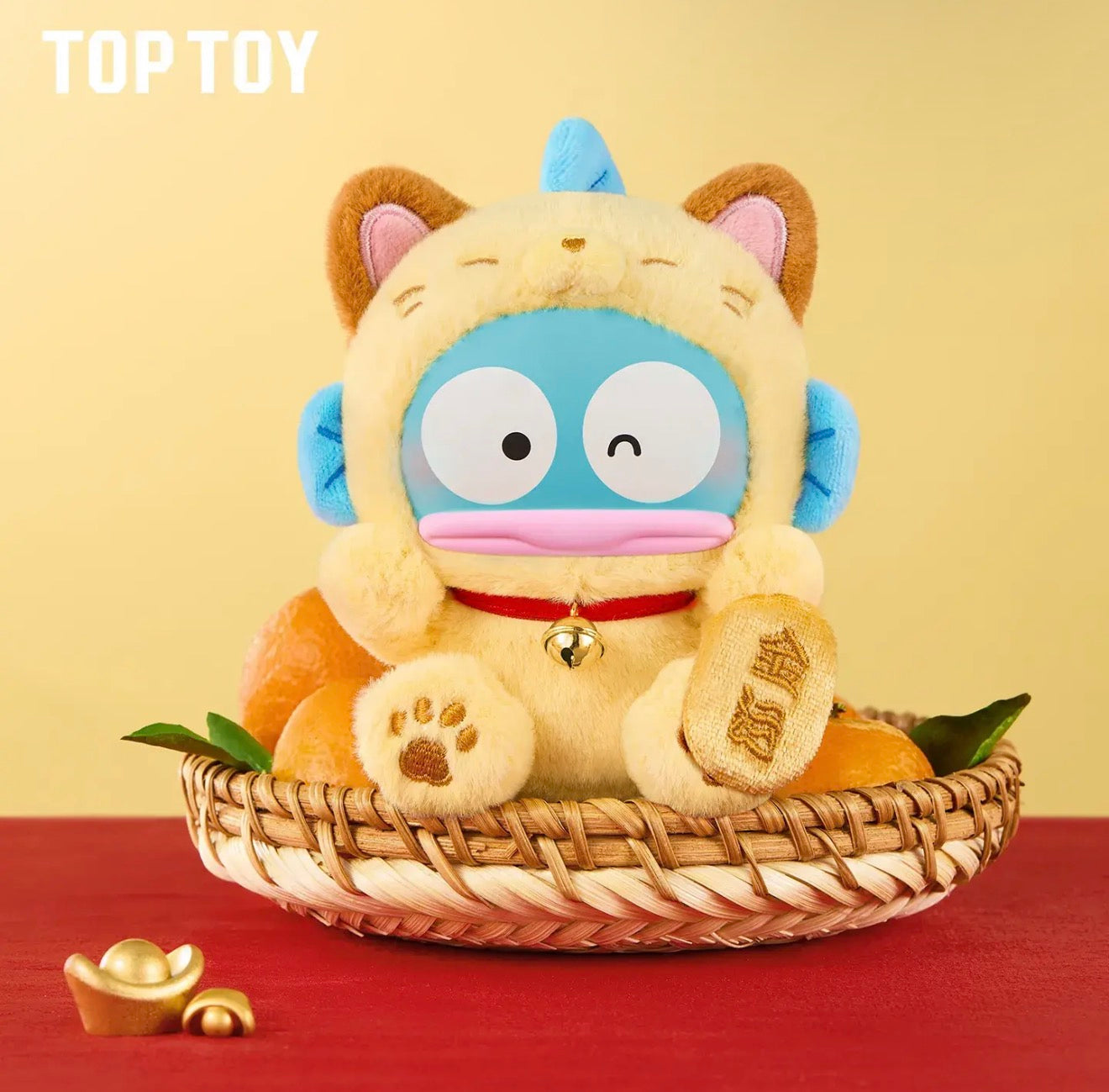 TOPTOY Sanrio Lucky Cat Series Plush Keychain Blind Box