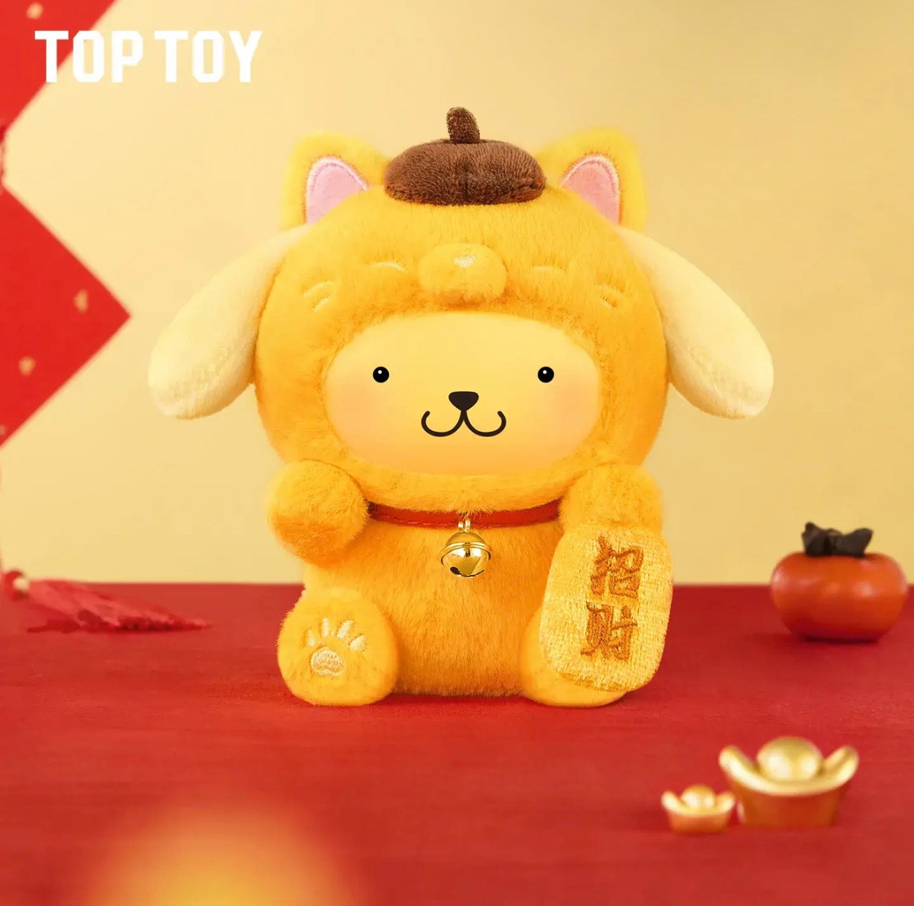TOPTOY Sanrio Lucky Cat Series Plush Keychain Blind Box