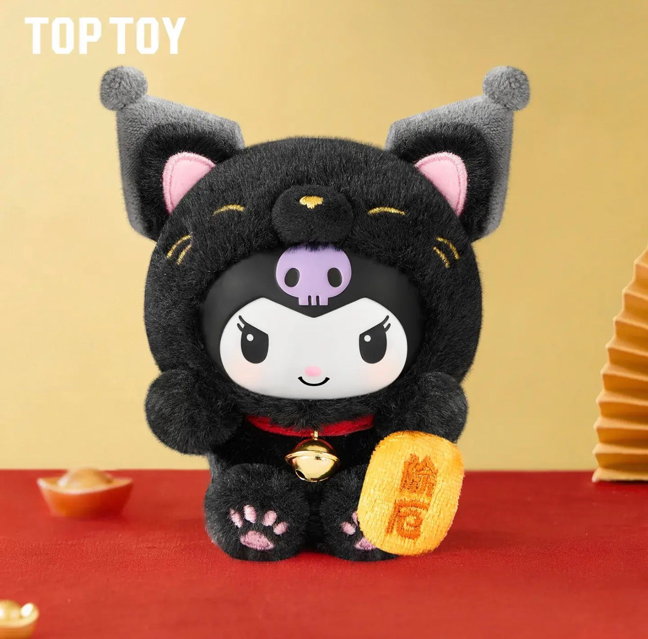 TOPTOY Sanrio Lucky Cat Series Plush Keychain Blind Box
