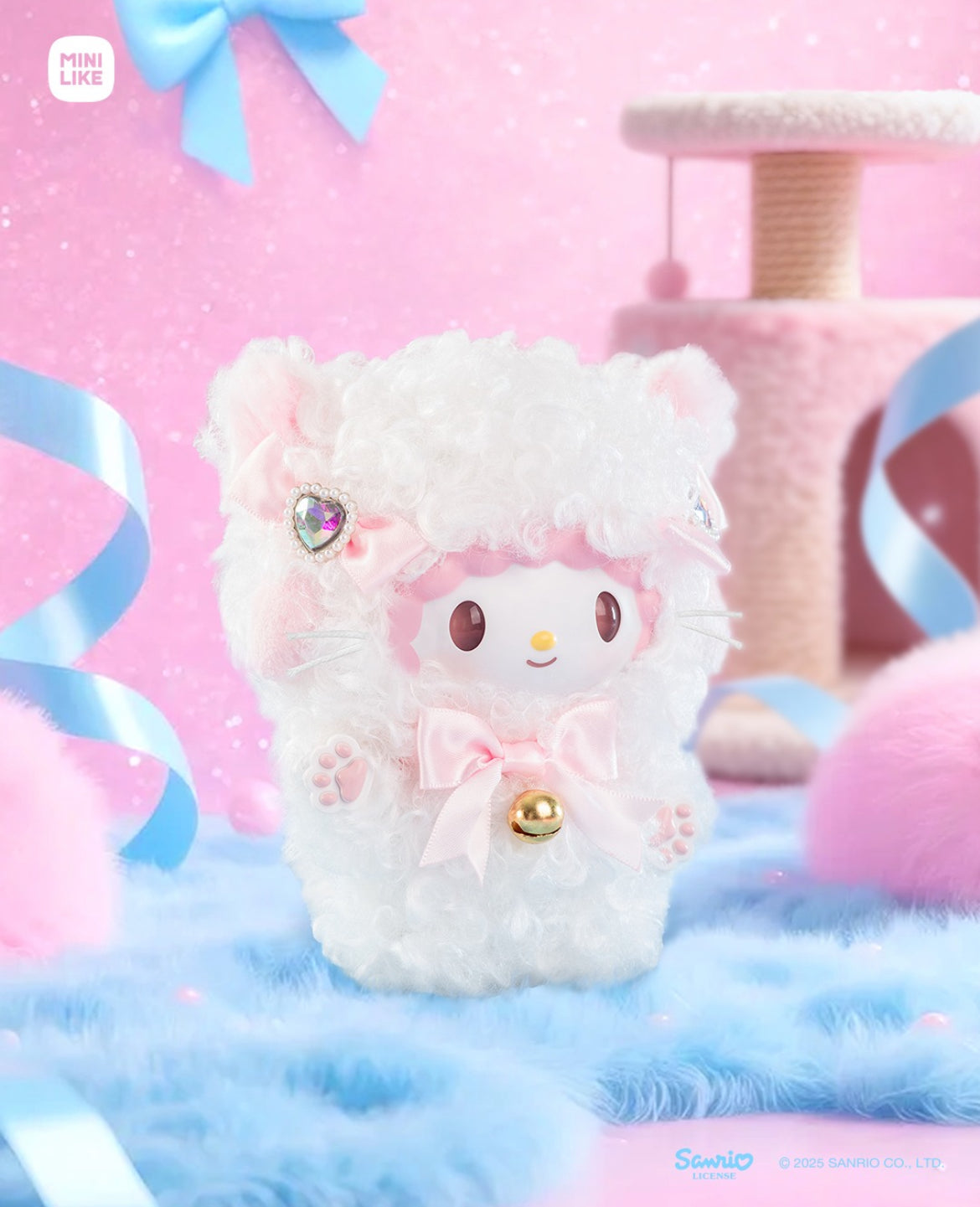 MINILIKE Sanrio Characters Shining Meow Series Plush Blind Box