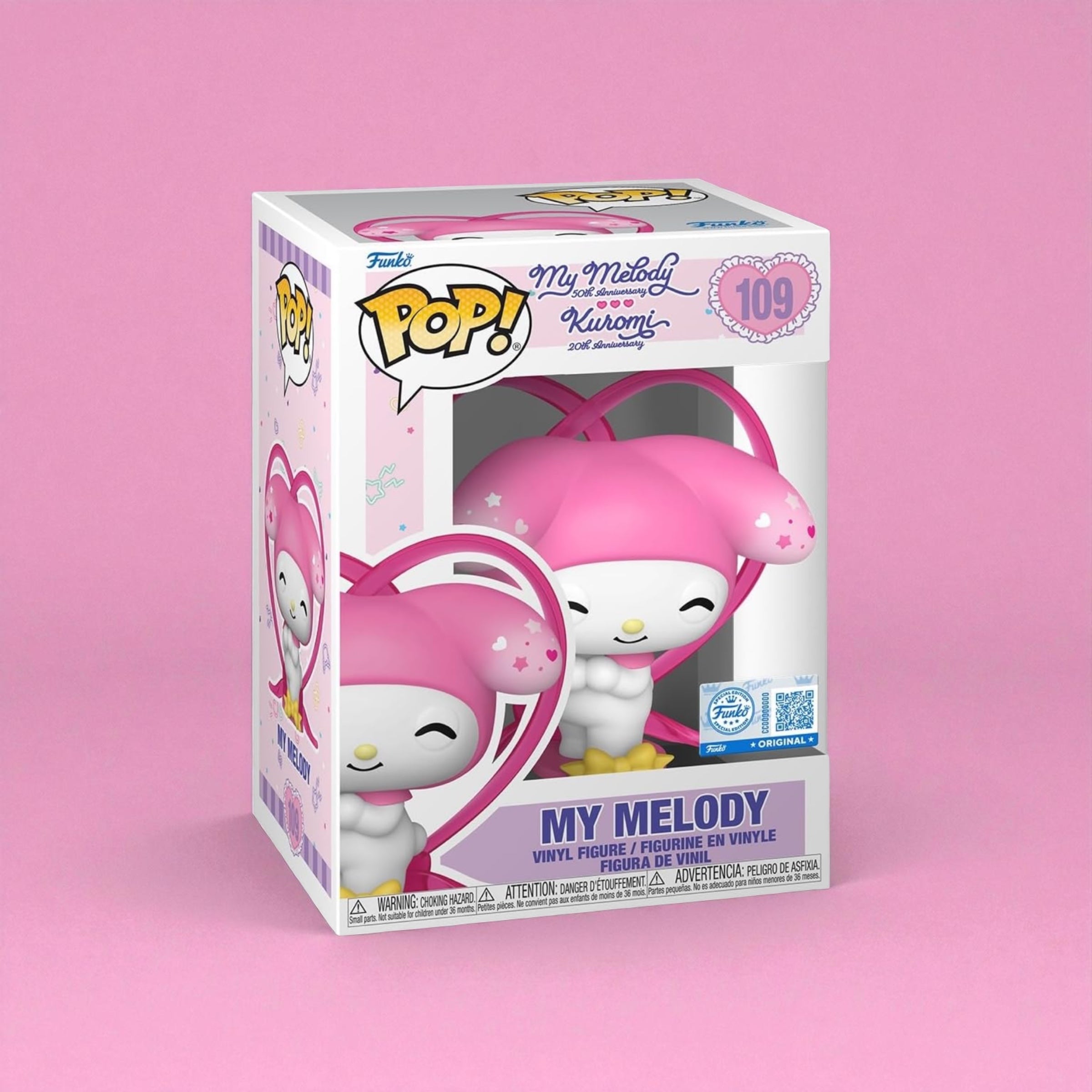 My Melody Funko Pop! #109 – 50th Anniversary Edition (Sanrio)