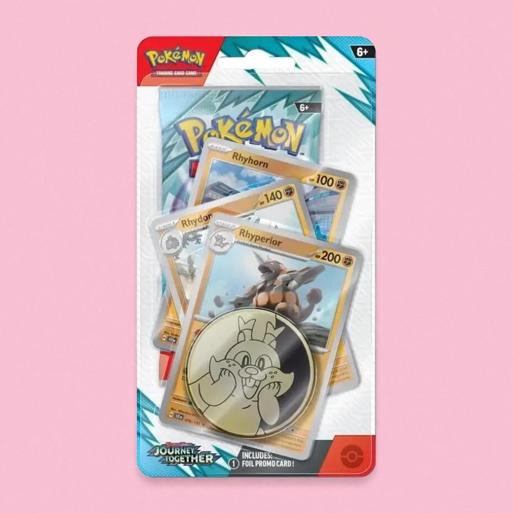 Pokémon Journey Together – Premium Checklane Blister: [Rhyperior]