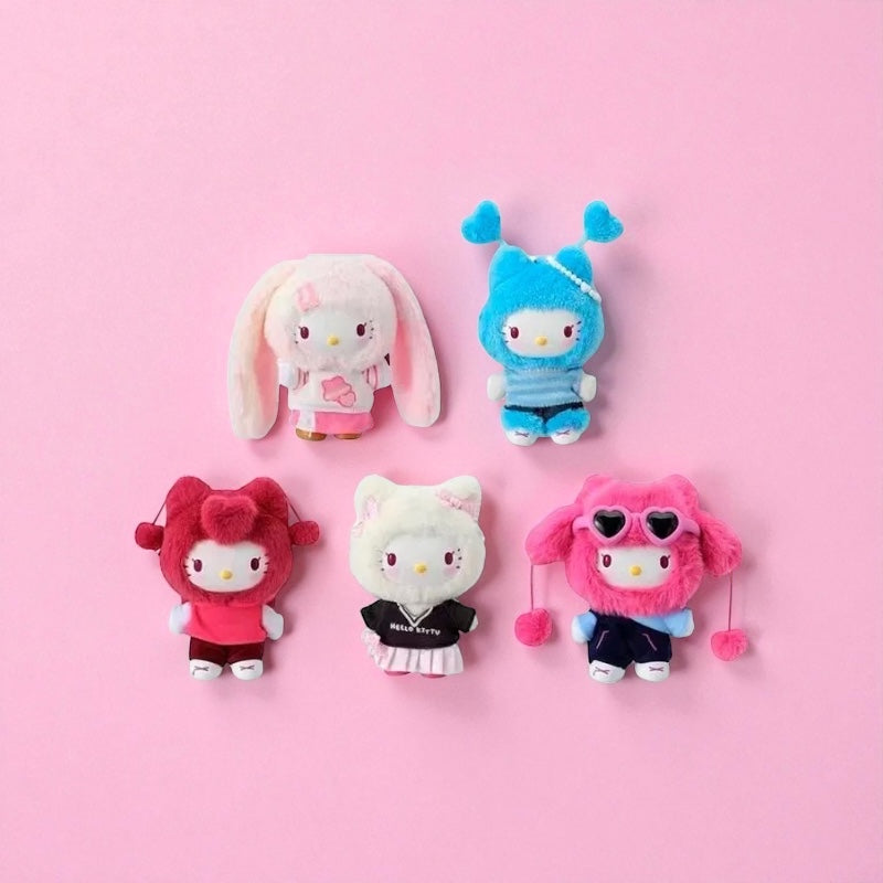 MINISO Hello Kitty Pop Star Blind Box Plush Keychain – Mystery Collectible