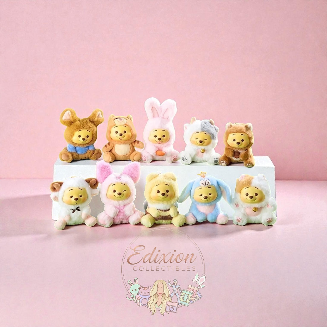 MINISO Disney Winnie the Pooh Naughty Party Series Vinyl Plush Blind Box