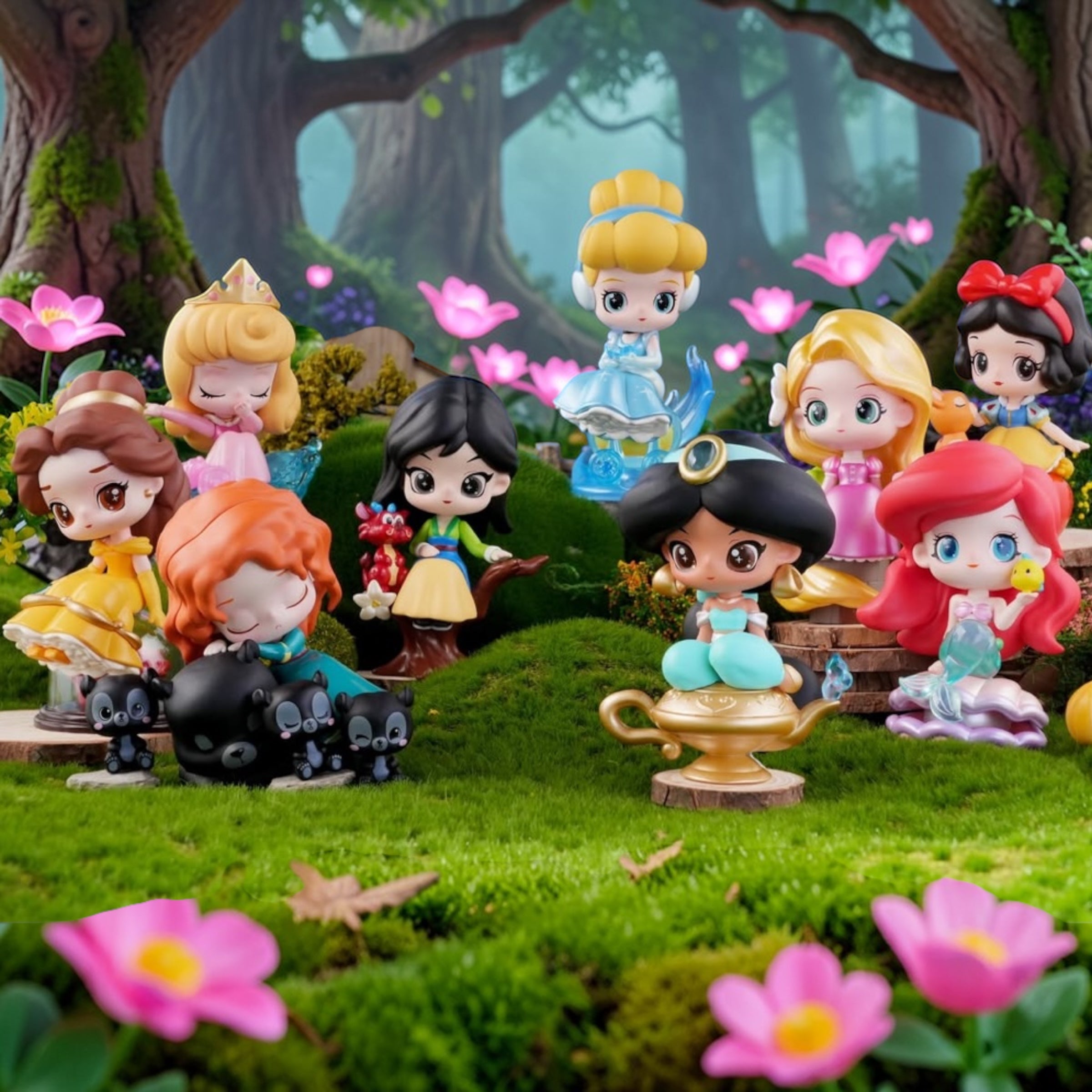 MINISO Disney Princess Fairy Town Series Blind Box Figure